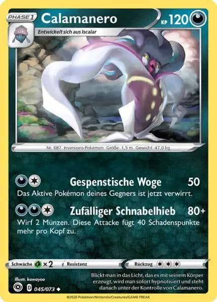 calamanero 045/073 – Pokémon Weg des Champs Karte