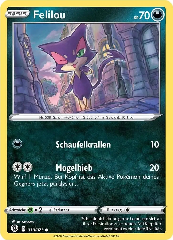 felilou 039/073 – Pokémon Weg des Champs Karte