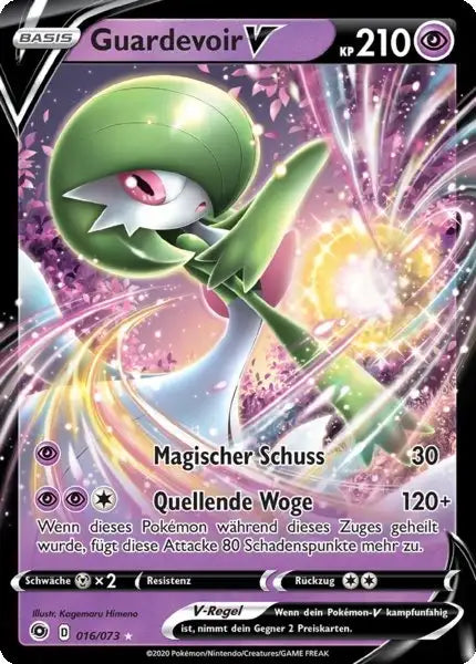 guardevoir v 016/073 – Pokémon Weg des Champs Karte