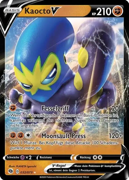 kaocto v 032/073 – Pokémon Weg des Champs Karte