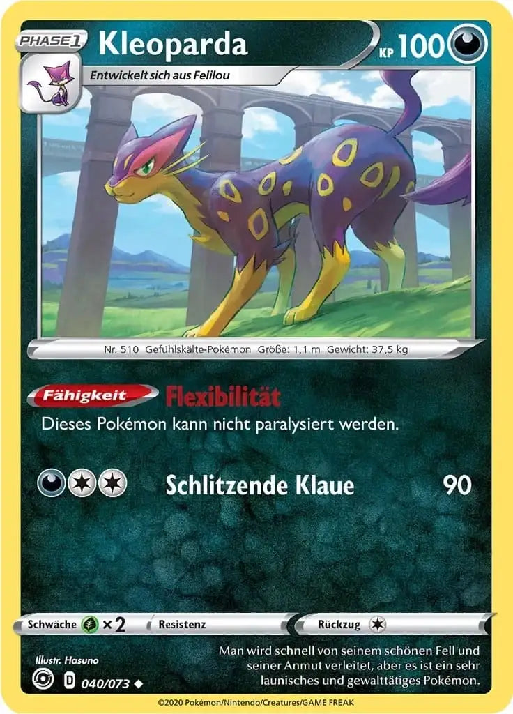 kleoparda 040/073 – Pokémon Weg des Champs Karte