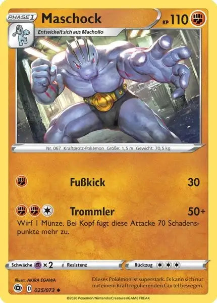 maschock 025/073 – Pokémon Weg des Champs Karte