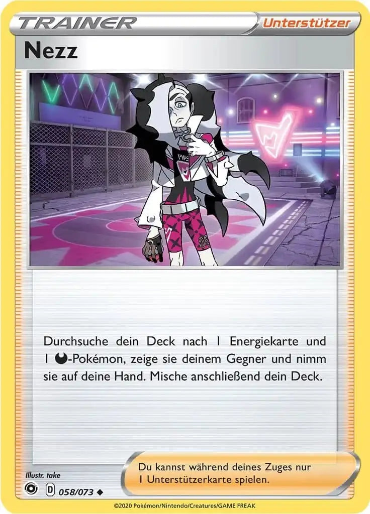 nezz 058/073 – Pokémon Weg des Champs Karte