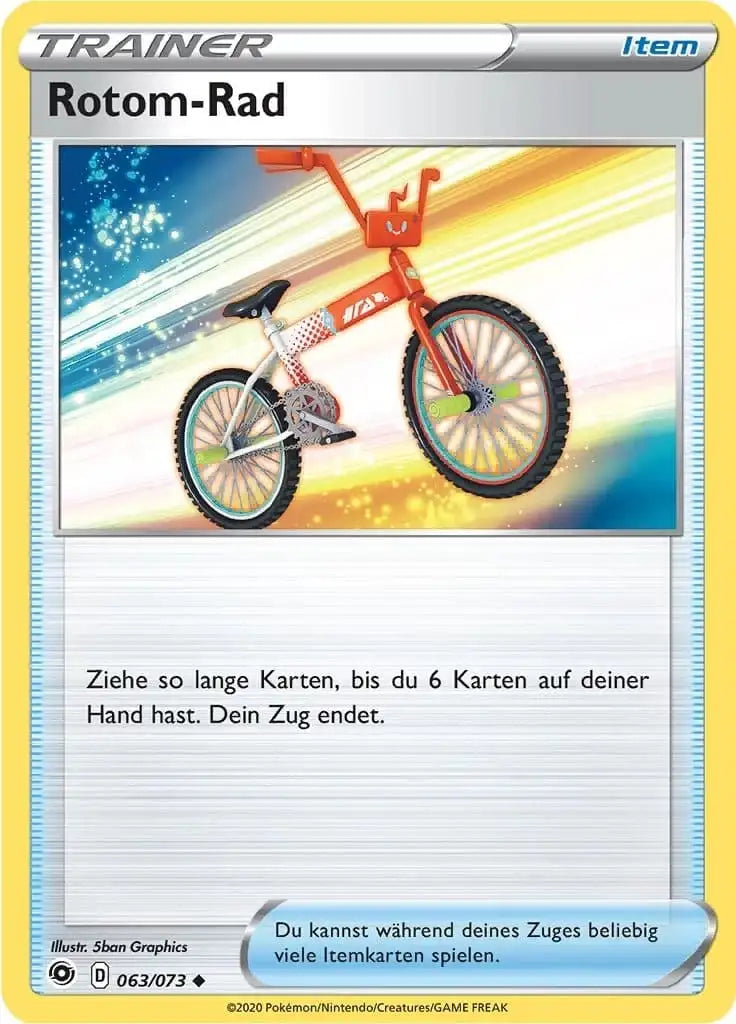 rotom rad 063/073 – Pokémon Weg des Champs Karte