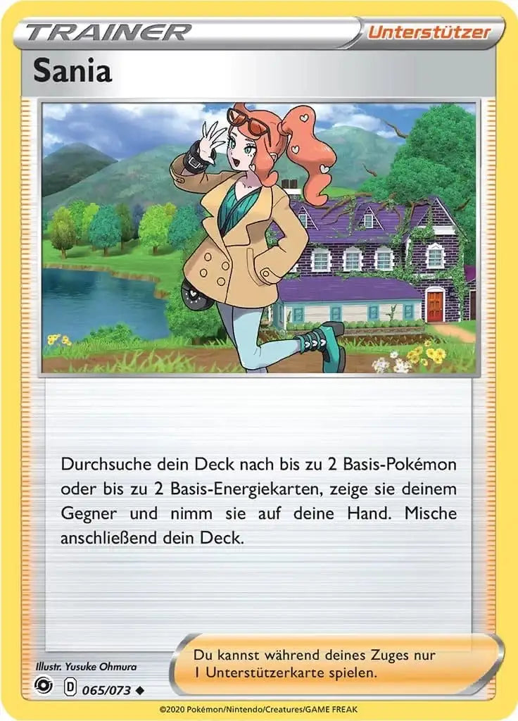 sania 065/073 – Pokémon Weg des Champs Karte