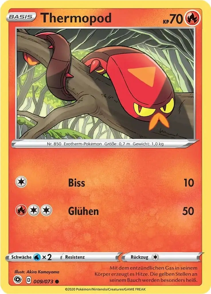 thermopod 009/073 – Pokémon Weg des Champs Karte