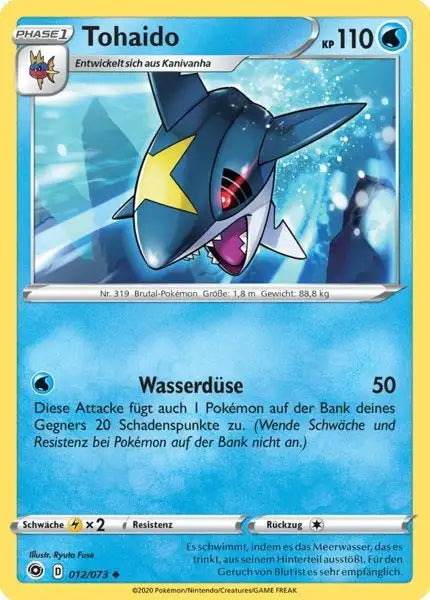 tohaido 012/073 – Pokémon Weg des Champs Karte
