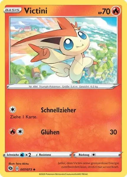 victini 007/073 – Pokémon Weg des Champs Karte