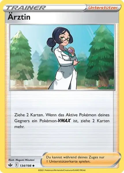 aerztin 134/198 – Pokémon Schaurige Herrschaft Karte