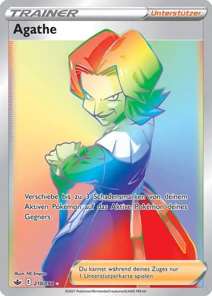 agathe 210/198 – Pokémon Schaurige Herrschaft Karte