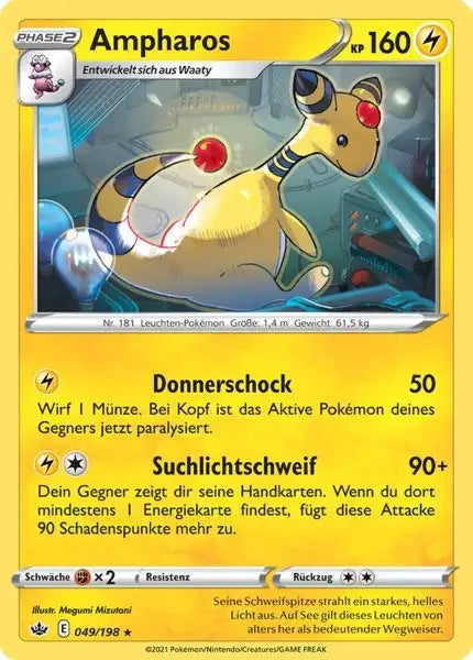 ampharos 049/198 – Pokémon Schaurige Herrschaft Karte