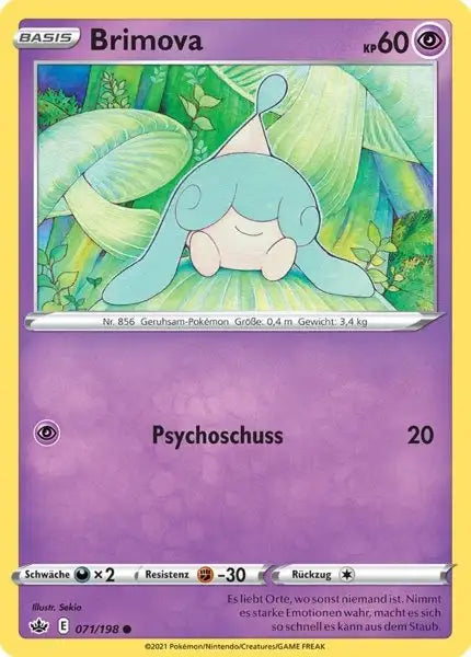 brimova 071/198 – Pokémon Schaurige Herrschaft Karte