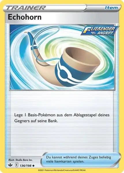 echohorn 136/198 – Pokémon Schaurige Herrschaft Karte