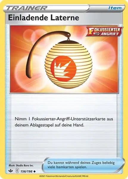 einladende 156/198 – Pokémon Schaurige Herrschaft Karte