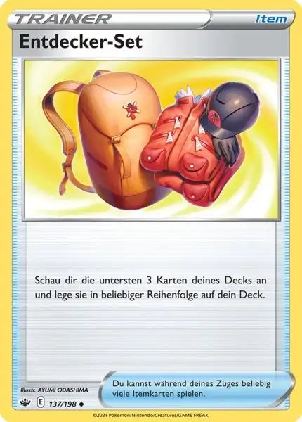 entdecker set 137/198 – Pokémon Schaurige Herrschaft Karte