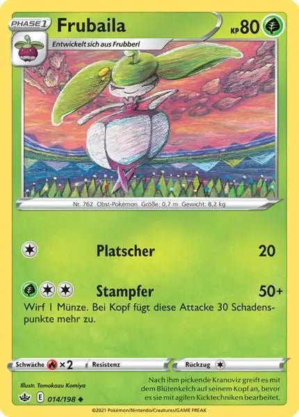 frubaila 014/198 – Pokémon Schaurige Herrschaft Karte