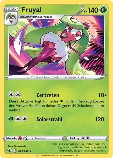 fruyal 015/198 – Pokémon Schaurige Herrschaft Karte