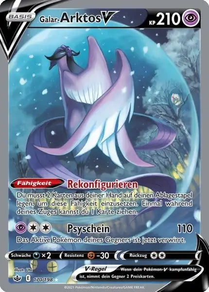 galar arktos v 170/198 – Pokémon Schaurige Herrschaft Karte