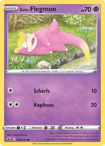 galar flegmon 054/198 – Pokémon Schaurige Herrschaft Karte
