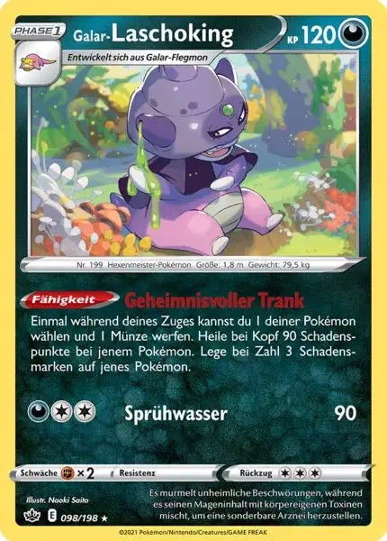 galar laschoking 098/198 – Pokémon Schaurige Herrschaft Karte