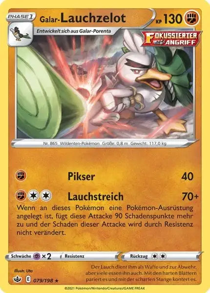 galar lauchzelot 079/198 – Pokémon Schaurige Herrschaft Karte