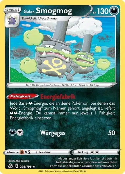 galar smogmog 096/198 – Pokémon Schaurige Herrschaft Karte
