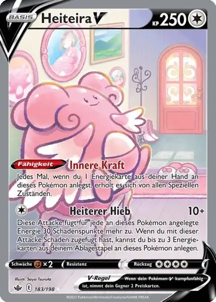 heiteira v 183/198 – Pokémon Schaurige Herrschaft Karte