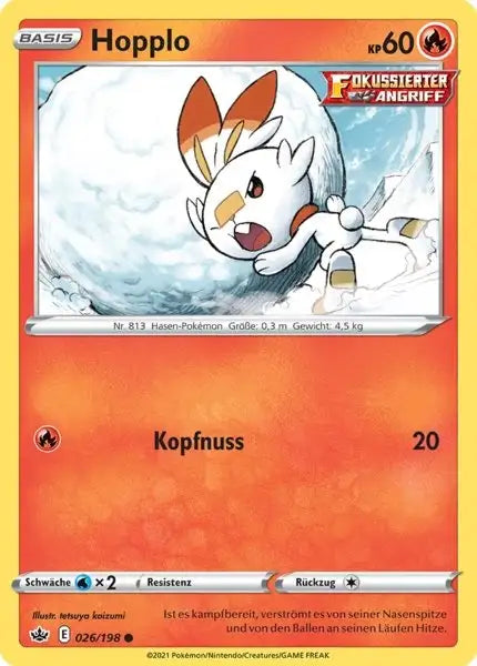 hopplo 026/198 – Pokémon Schaurige Herrschaft Karte