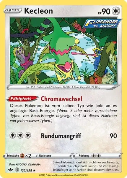 kecleon 122/198 – Pokémon Schaurige Herrschaft Karte