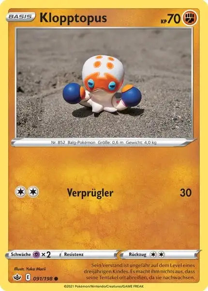 klopptopus 091/198 – Pokémon Schaurige Herrschaft Karte