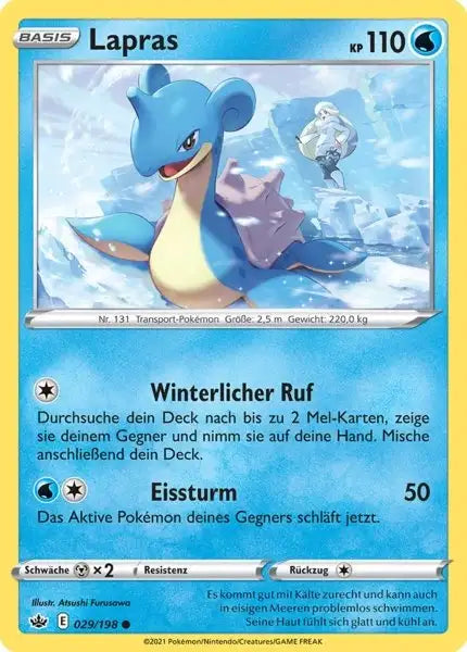lapras 029/198 – Pokémon Schaurige Herrschaft Karte
