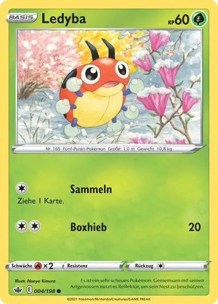 ledyba 004/198 – Pokémon Schaurige Herrschaft Karte