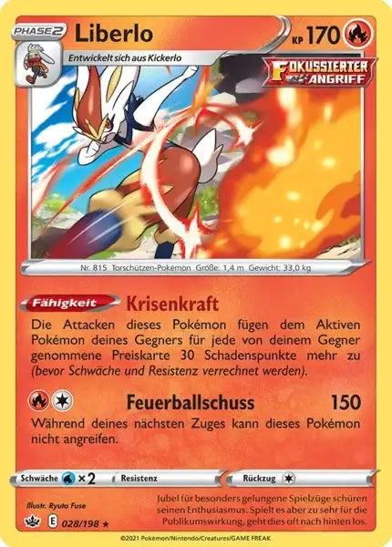 liberlo 028/198 – Pokémon Schaurige Herrschaft Karte