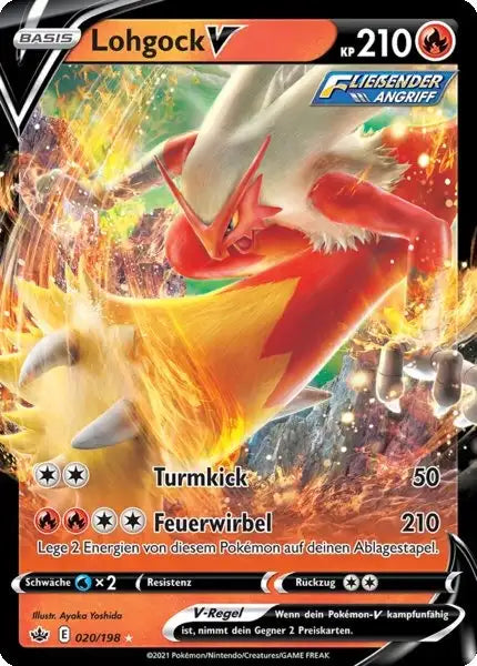 lohgock v 020/198 – Pokémon Schaurige Herrschaft Karte