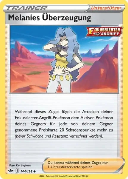 melanies 144/198 – Pokémon Schaurige Herrschaft Karte