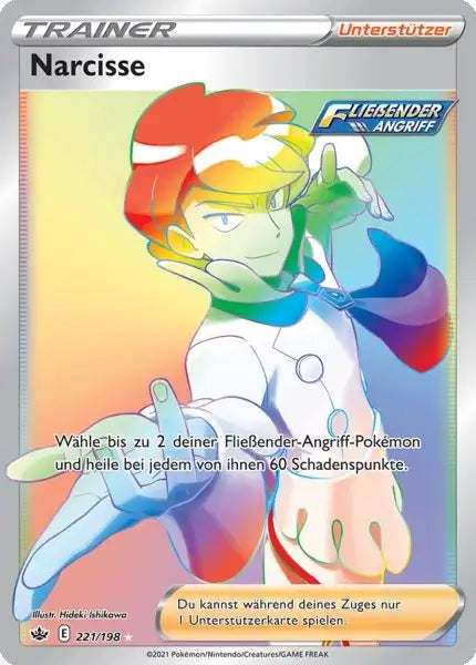 narcisse 221/198 – Pokémon Schaurige Herrschaft Karte