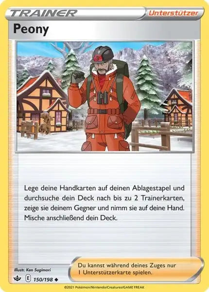 peony 150/198 – Pokémon Schaurige Herrschaft Karte
