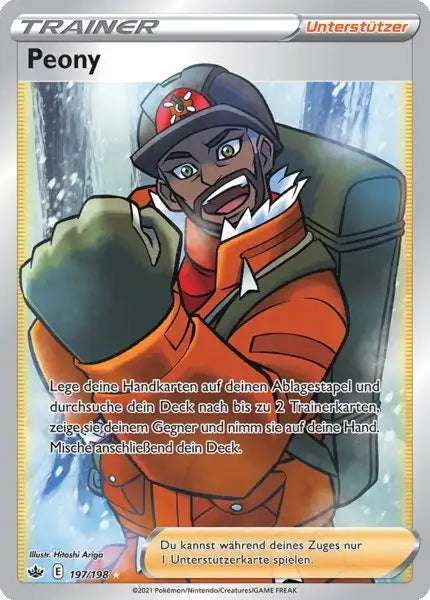 peony 197/198 – Pokémon Schaurige Herrschaft Karte