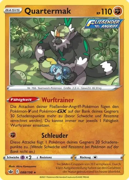 quartermak 088/198 – Pokémon Schaurige Herrschaft Karte