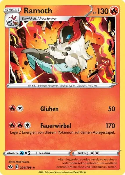 ramoth 024/198 – Pokémon Schaurige Herrschaft Karte
