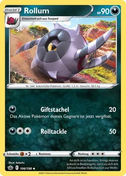 rollum 106/198 – Pokémon Schaurige Herrschaft Karte