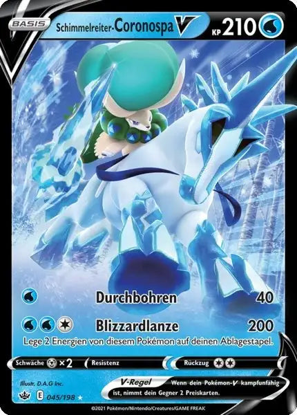 schimmelreiter coronospa v 045/198 – Pokémon Schaurige Herrschaft Karte