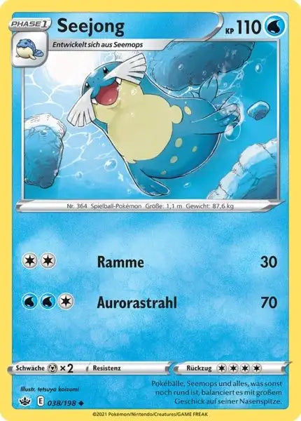 seejong 038/198 – Pokémon Schaurige Herrschaft Karte
