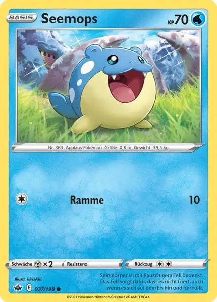 seemops 037/198 – Pokémon Schaurige Herrschaft Karte