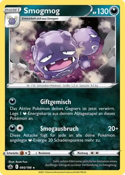 smogmog 095/198 – Pokémon Schaurige Herrschaft Karte