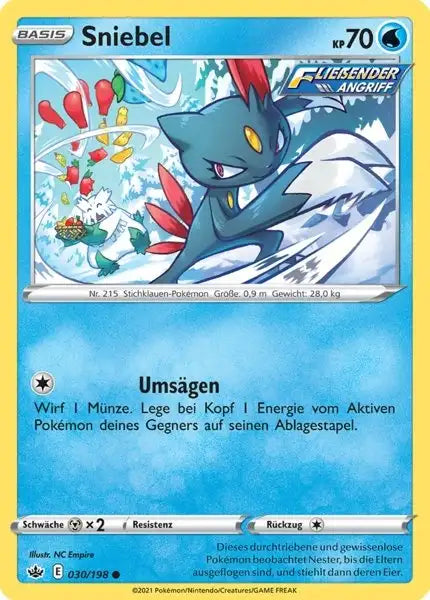 sniebel 030/198 – Pokémon Schaurige Herrschaft Karte