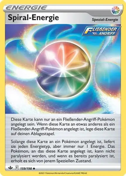 spiral energie 159/198 – Pokémon Schaurige Herrschaft Karte