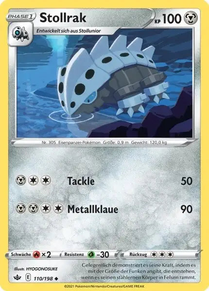stollrak 110/198 – Pokémon Schaurige Herrschaft Karte