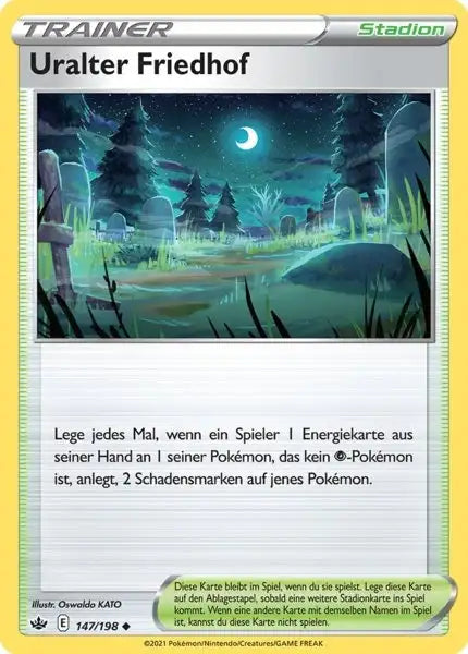 uralter 147/198 – Pokémon Schaurige Herrschaft Karte