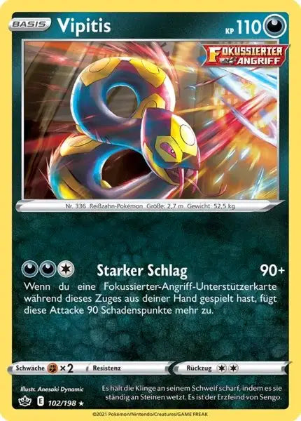 vipitis 102/198 – Pokémon Schaurige Herrschaft Karte